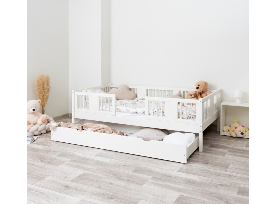 Detská posteľ z masívu borovice LUNA 20 - 190x90 cm