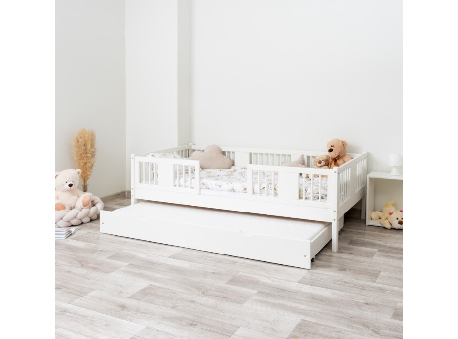 Detská posteľ z masívu borovice LUNA 20 - 190x90 cm