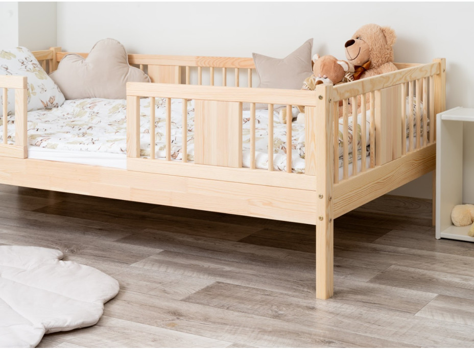 Detská posteľ z masívu borovice LUNA 20 - 200x90 cm