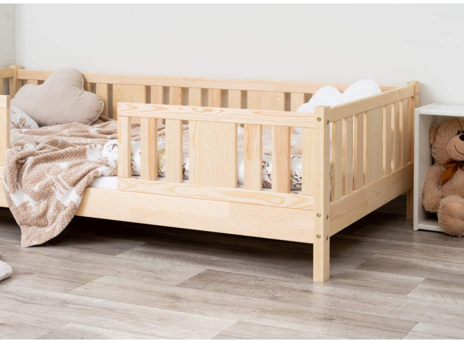 Detská posteľ z masívu borovice NIKO 10 - 160x80 cm