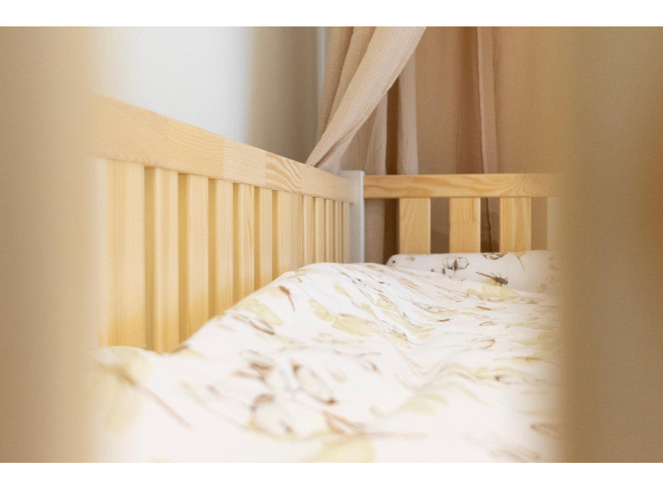 Detská posteľ z masívu borovice NIKO 10 - 200x90 cm