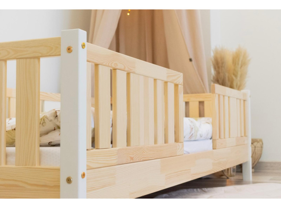 Detská posteľ z masívu borovice NIKO 10 - 180x80 cm