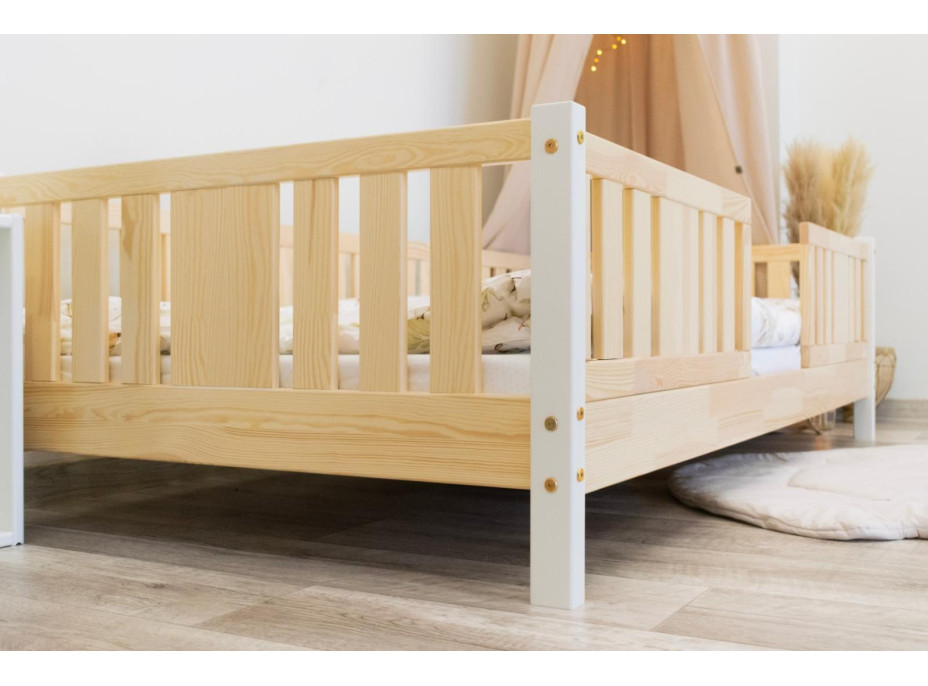 Detská posteľ z masívu borovice NIKO 10 - 200x90 cm