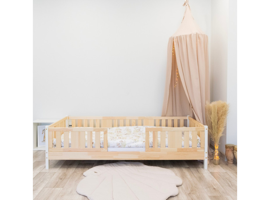 Detská posteľ z masívu borovice NIKO 10 - 200x90 cm