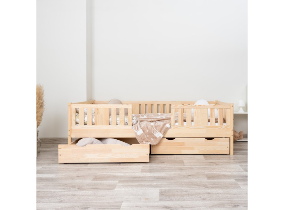 Detská posteľ z masívu borovice NIKO 20 - 160x80 cm