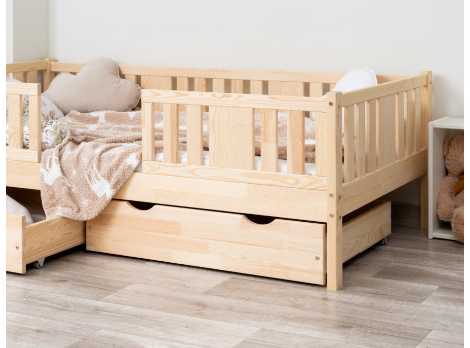 Detská posteľ z masívu borovice NIKO 20 - 190x90 cm
