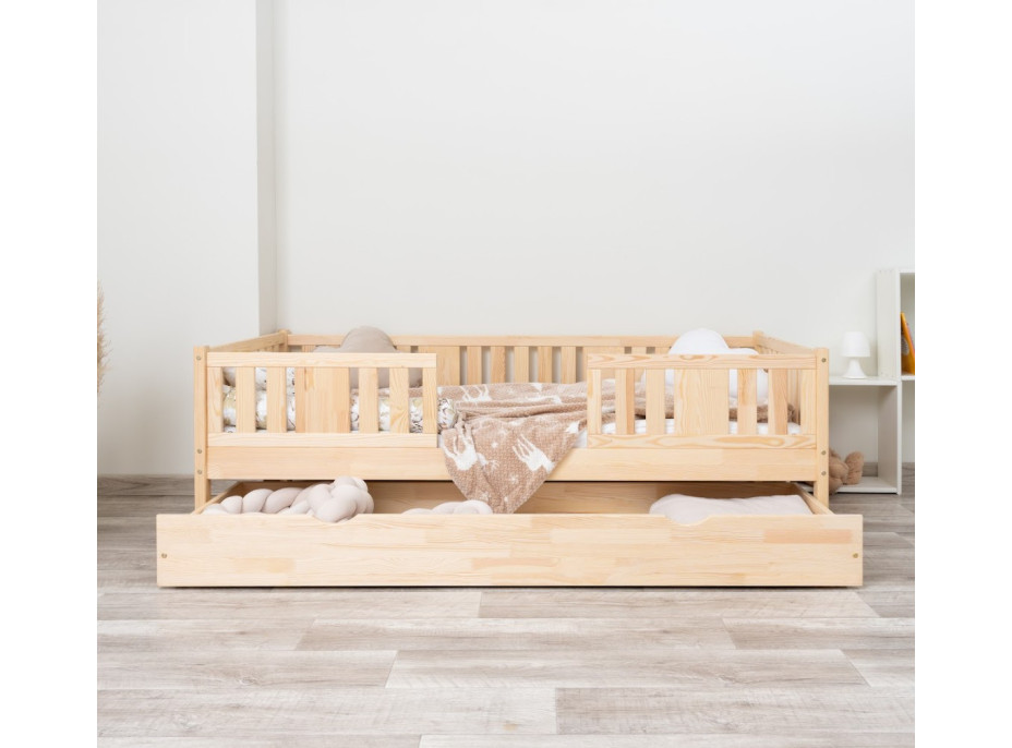 Detská posteľ z masívu borovice NIKO 20 - 190x90 cm