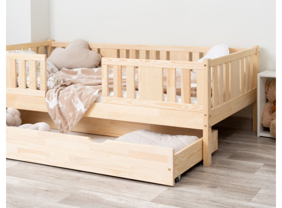 Detská posteľ z masívu borovice NIKO 20 - 200x90 cm