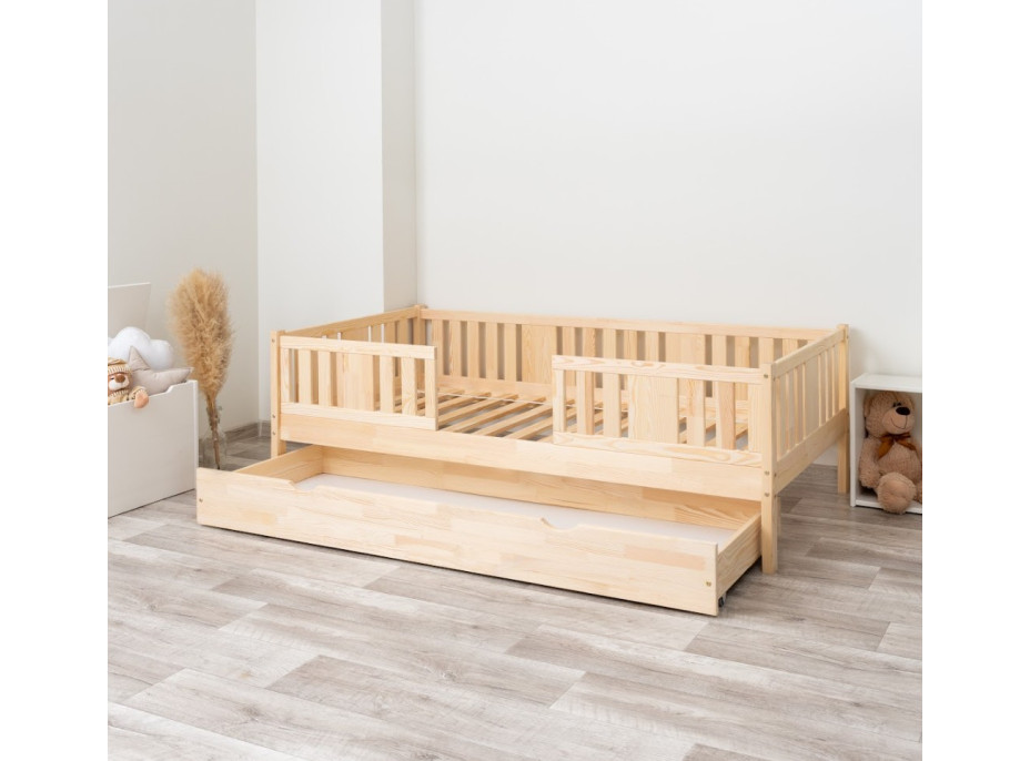Detská posteľ z masívu borovice NIKO 20 - 200x90 cm