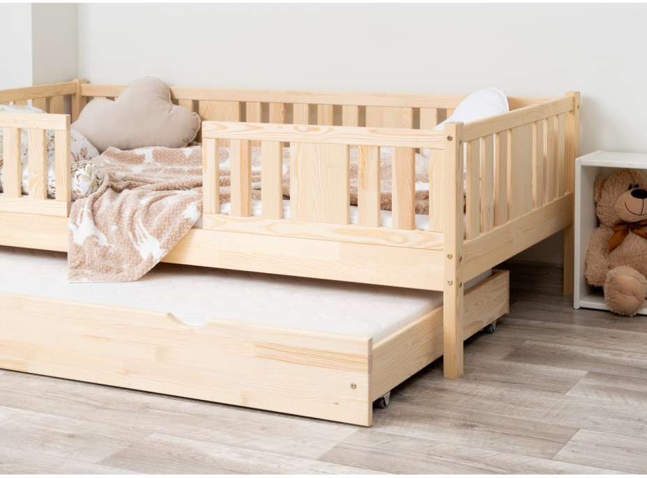 Detská posteľ z masívu borovice NIKO 20 - 200x90 cm