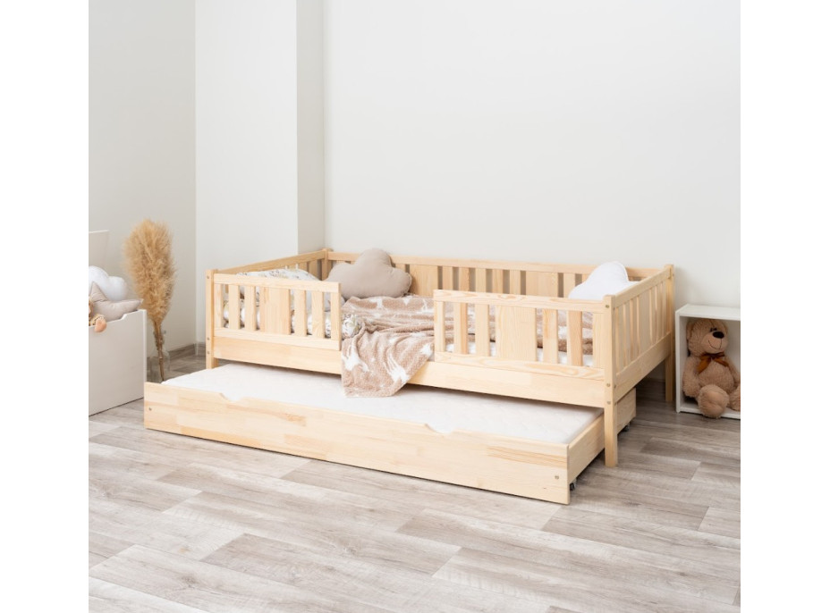 Detská posteľ z masívu borovice NIKO 20 - 200x90 cm