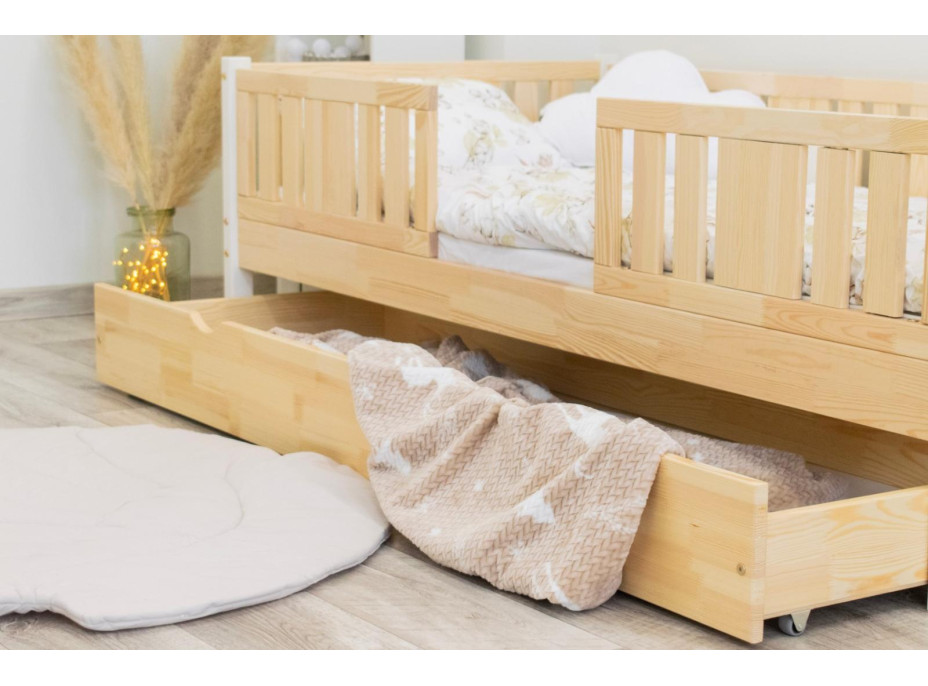 Detská posteľ z masívu borovice NIKO 20 - 190x90 cm