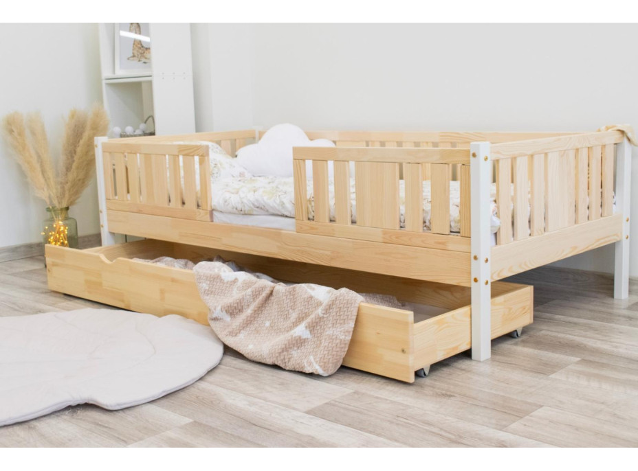 Detská posteľ z masívu borovice NIKO 20 - 200x90 cm