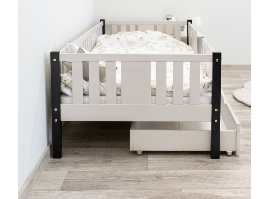 Detská posteľ z masívu borovice NIKO 20 - 180x80 cm