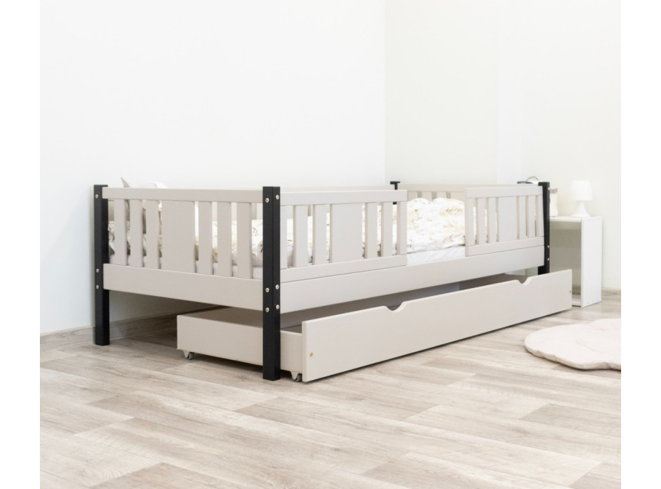 Detská posteľ z masívu borovice NIKO 20 - 180x80 cm