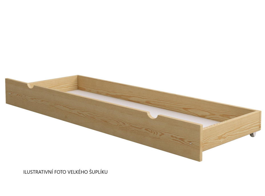 Detská posteľ z masívu borovice NIKO 20 - 200x90 cm