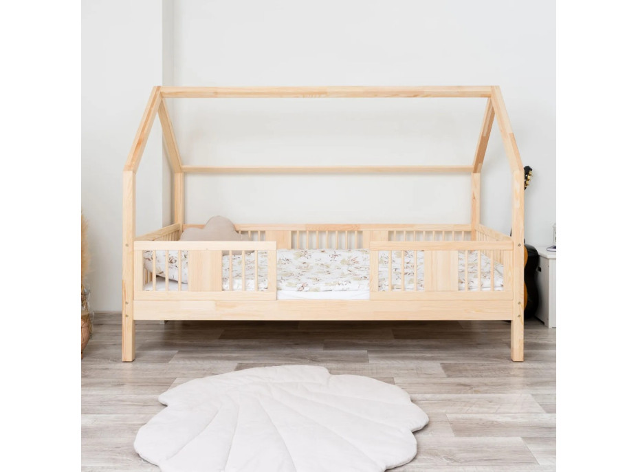 Detská posteľ z masívu borovice LUNA 20 - 160x80 cm [CLONE]