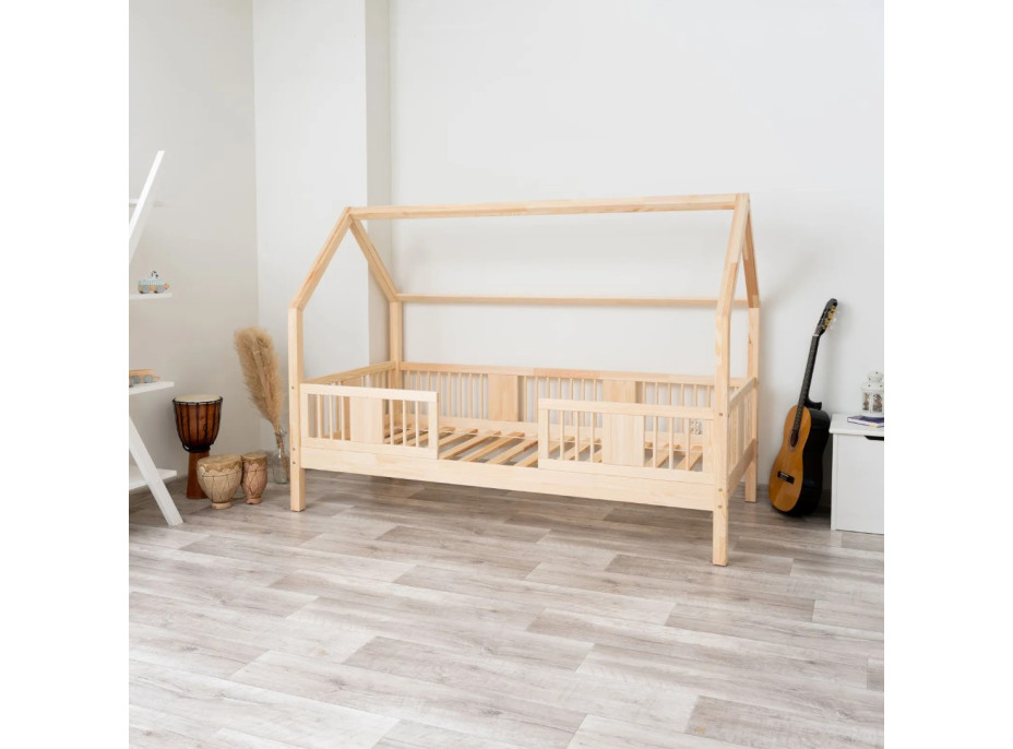 Detská posteľ z masívu borovice LUNA 20 - 160x80 cm [CLONE]