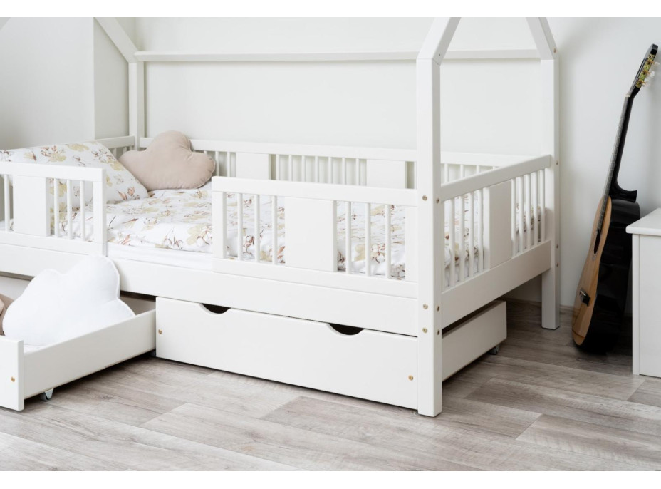 Detská posteľ z masívu borovice LUNA 20 - 160x80 cm [CLONE]