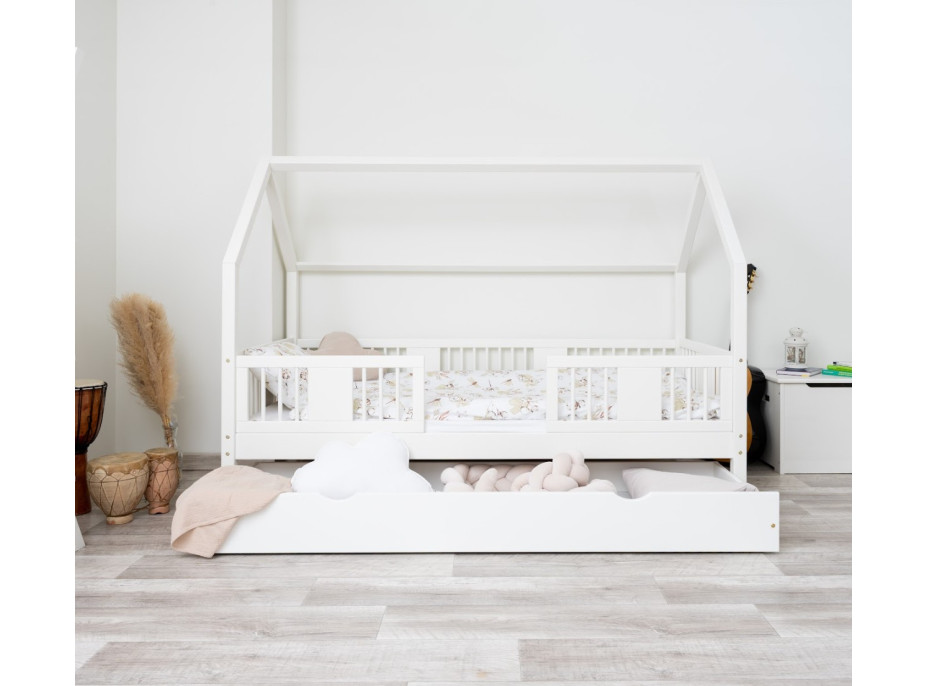 Detská posteľ z masívu borovice LUNA 20 - 160x80 cm [CLONE]