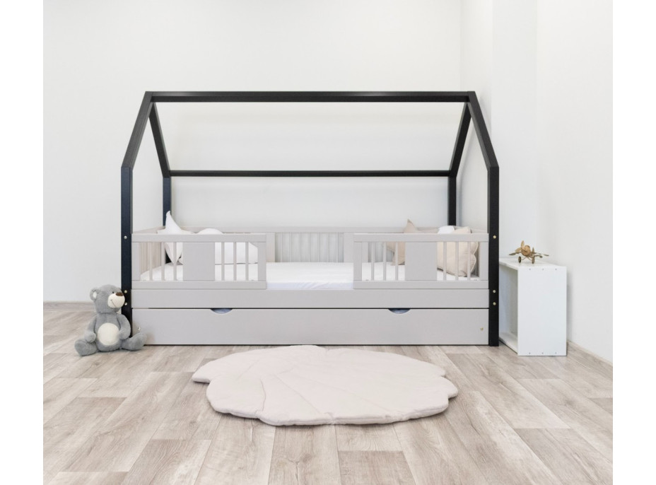 Detská posteľ z masívu borovice LUNA 20 - 160x80 cm [CLONE]