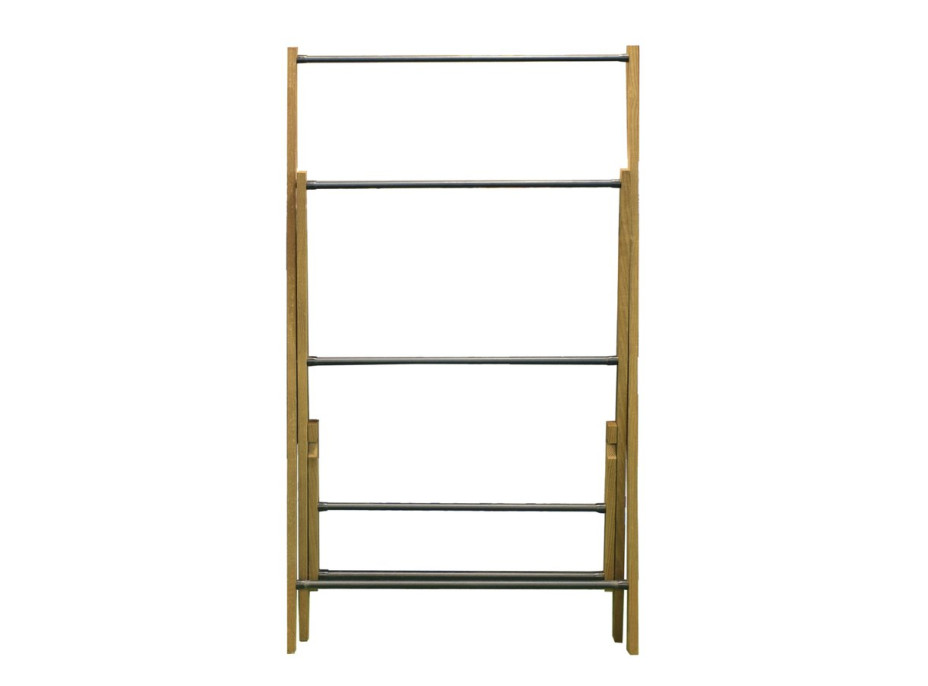 Aqualine WING skladací stojan na uteráky 58x103x35cm, jaseň SP854