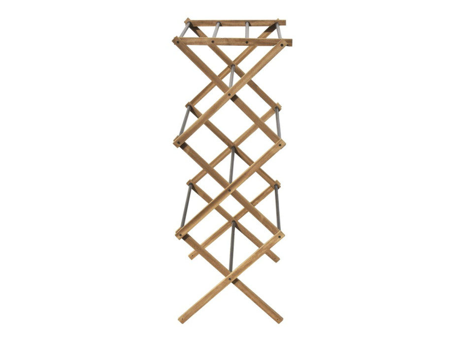 Aqualine CIKCAK skladací stojan na uteráky 73x97x39cm, jaseň SP621