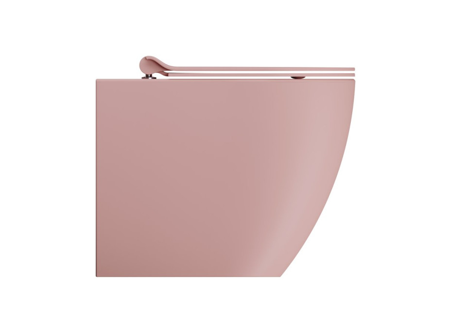 GSI PURA WC misa stojaca, Swirlflush, 36x55cm, spodný/zadný odpad, blush dual-mat 889024