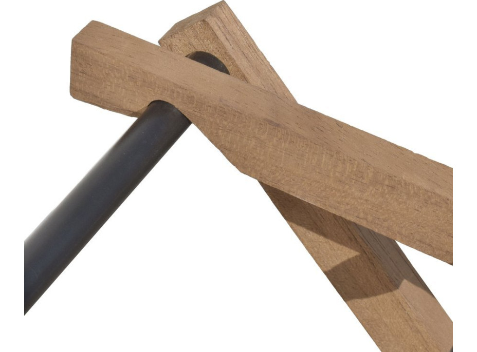 Aqualine CIKCAK skladací stojan na uteráky 73x97x39cm, jaseň SP621