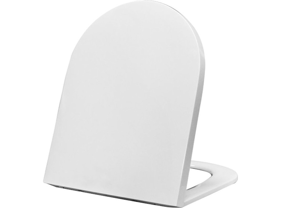 Aqualine WC sedátko, Soft Close, Easy Take, biela PBS106