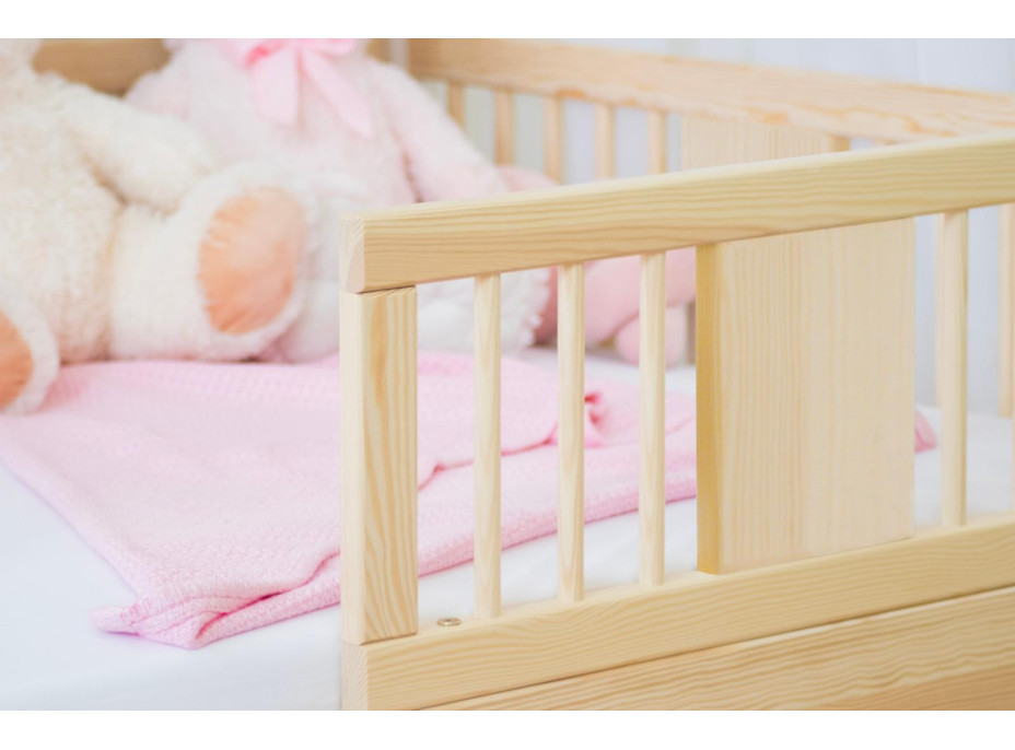 Detská domčeková posteľ z masívu borovice LUNA S 20 - 190x90 cm