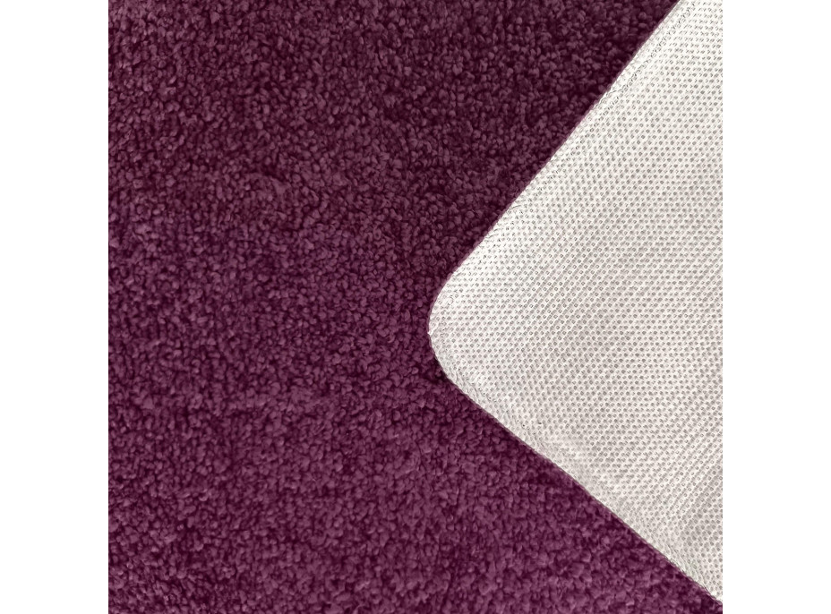 Moderní koberec SHAGGY CAMIL - tmavě fialový