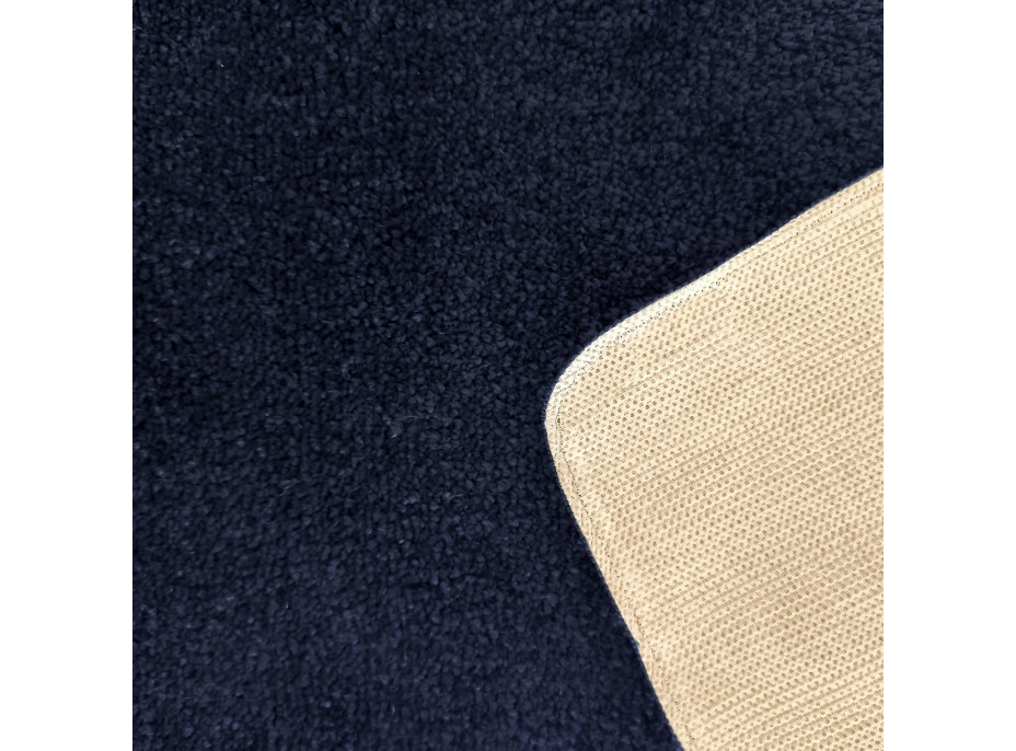 Moderný koberec SHAGGY CAMIL - tmavomodrý