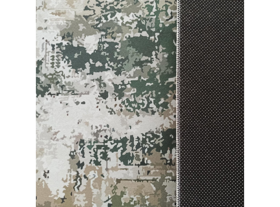 Kusový koberec HONOR Aged - šedý/zelený