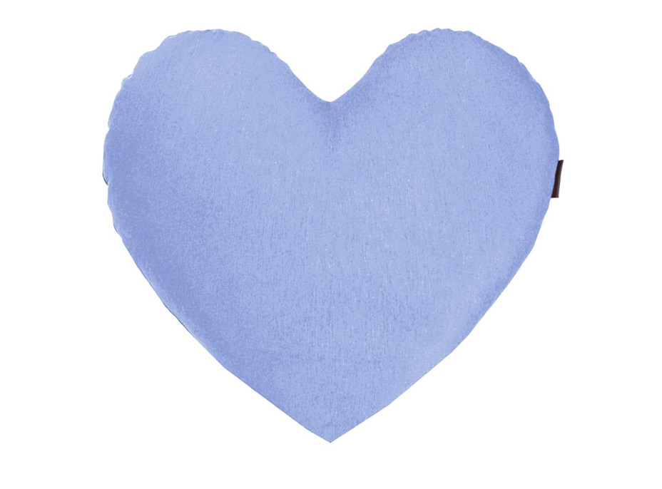 Vankúš CLEO Srdce 45x45 cm - svetlo modrý