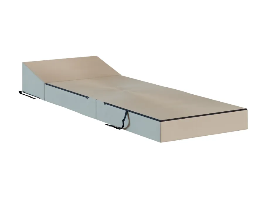 Rozkladacie penové kreslo (matrace) GARDEN - 70x200x14 cm - béžové