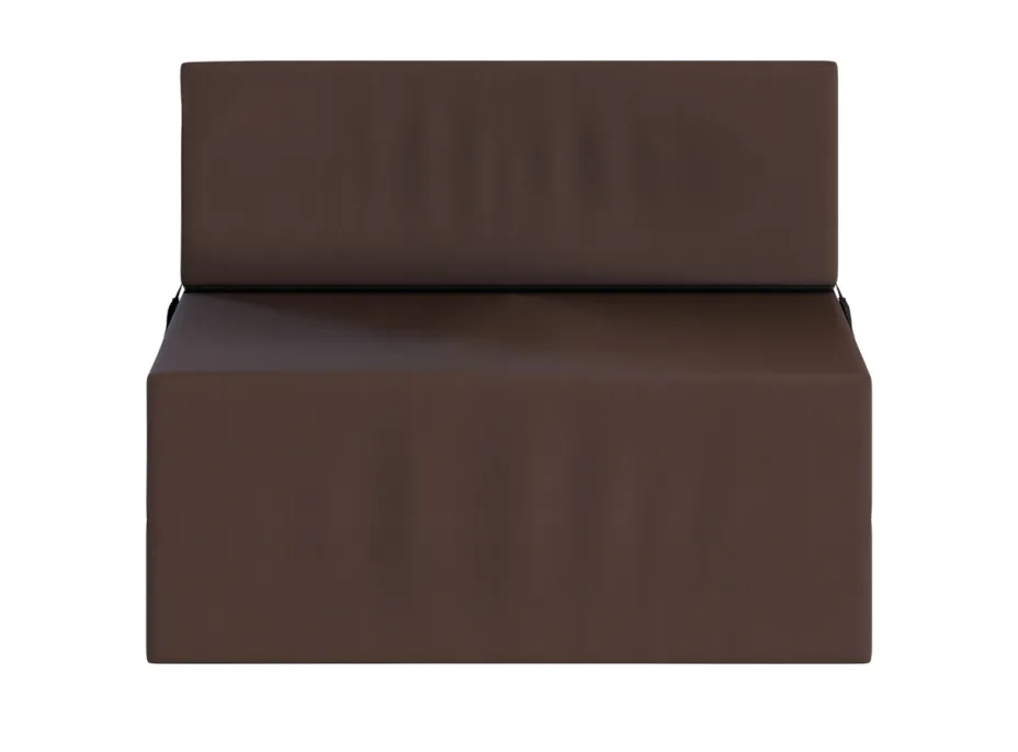 Rozkladacie penové kreslo (matrace) GARDEN - 70x200x14 cm - hnedé