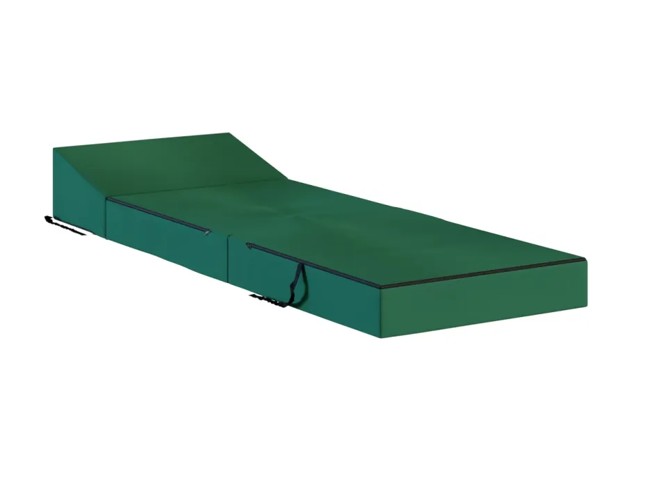 Rozkladacie penové kreslo (matrace) GARDEN - 70x200x14 cm - zelené