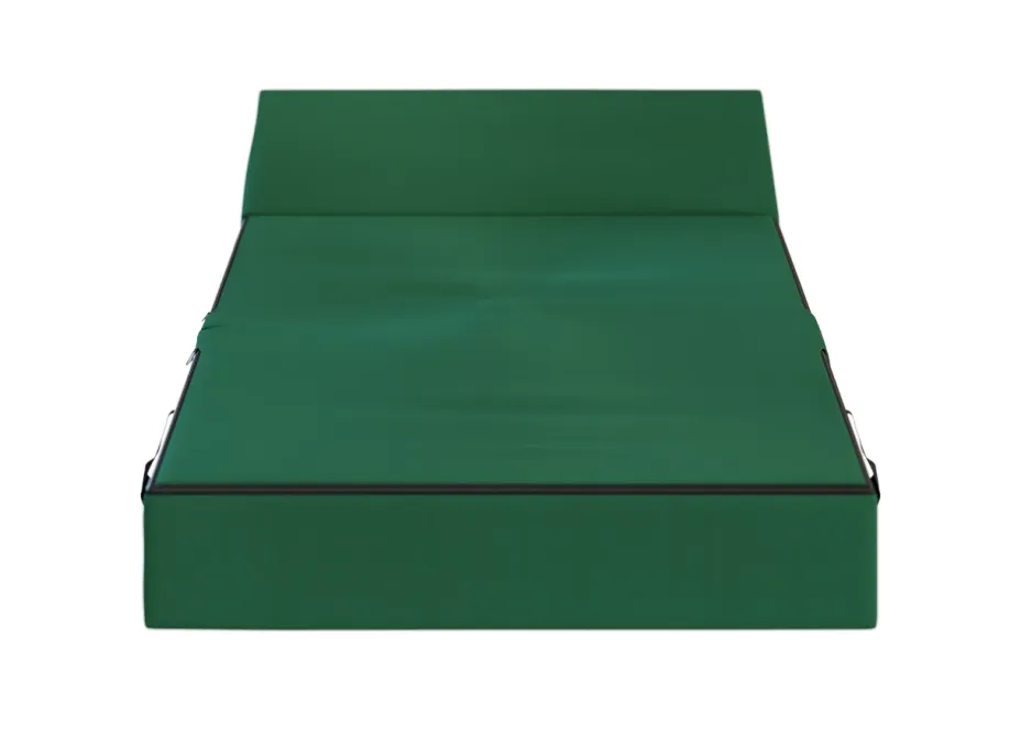 Rozkladacie penové kreslo (matrace) GARDEN - 70x200x14 cm - zelené