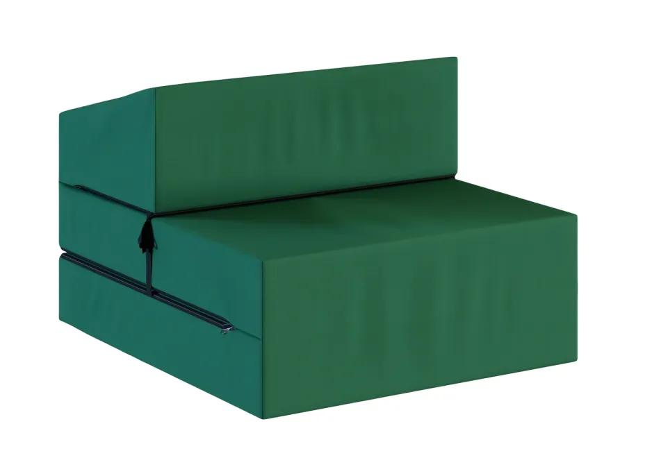 Rozkladacie penové kreslo (matrace) GARDEN - 70x200x14 cm - zelené