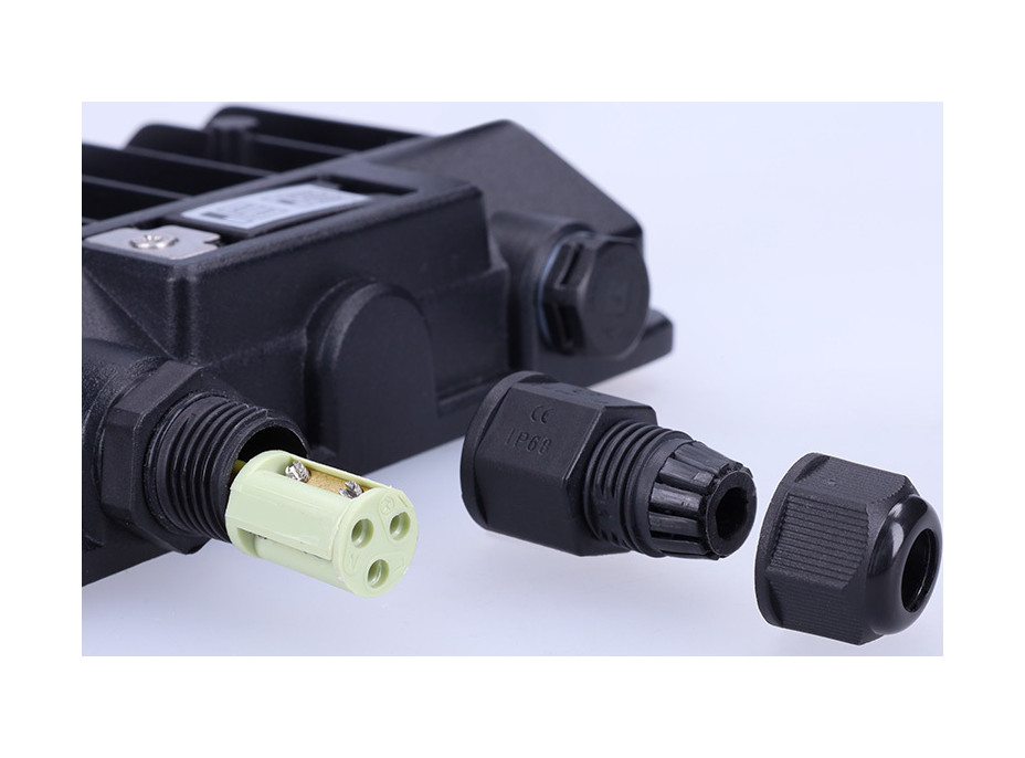 Solight LED reflektor TOP, 20W, max. 2600lm, 3CCT, voliteľný výkon 100/50%, IP65, rýchlokonektor