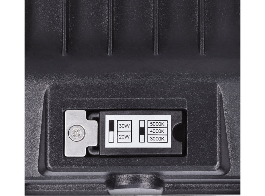 Solight LED reflektor so senzorom TOP, 30W, max. 3900lm, 3CCT, voliteľný výkon 100/66%, IP65, rýchlospojka