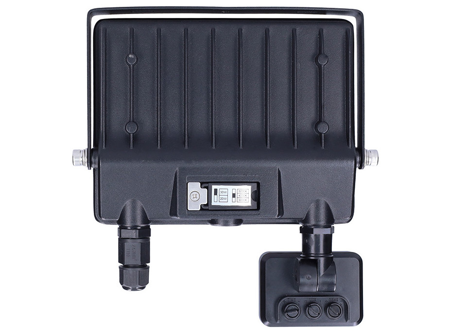 Solight LED reflektor so senzorom TOP, 30W, max. 3900lm, 3CCT, voliteľný výkon 100/66%, IP65, rýchlospojka