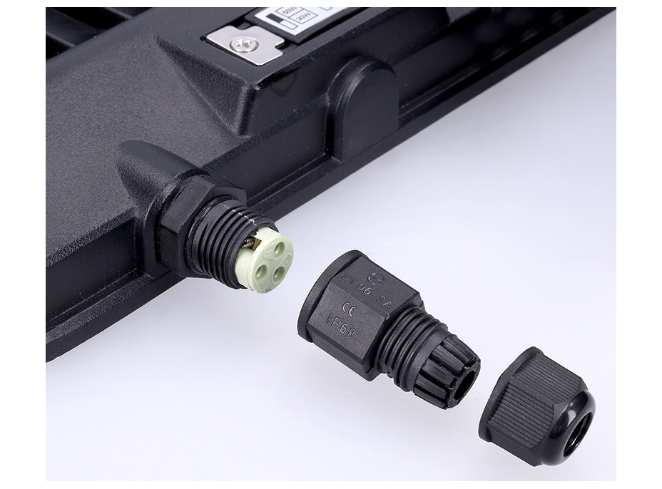 Solight LED reflektor TOP, 50W, max. 6500lm, 3CCT, voliteľný výkon 100/60%, IP65, rýchlokonektor