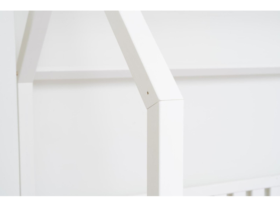 Detská domčeková posteľ z masívu borovice NIKO L 10 - 160x80 cm