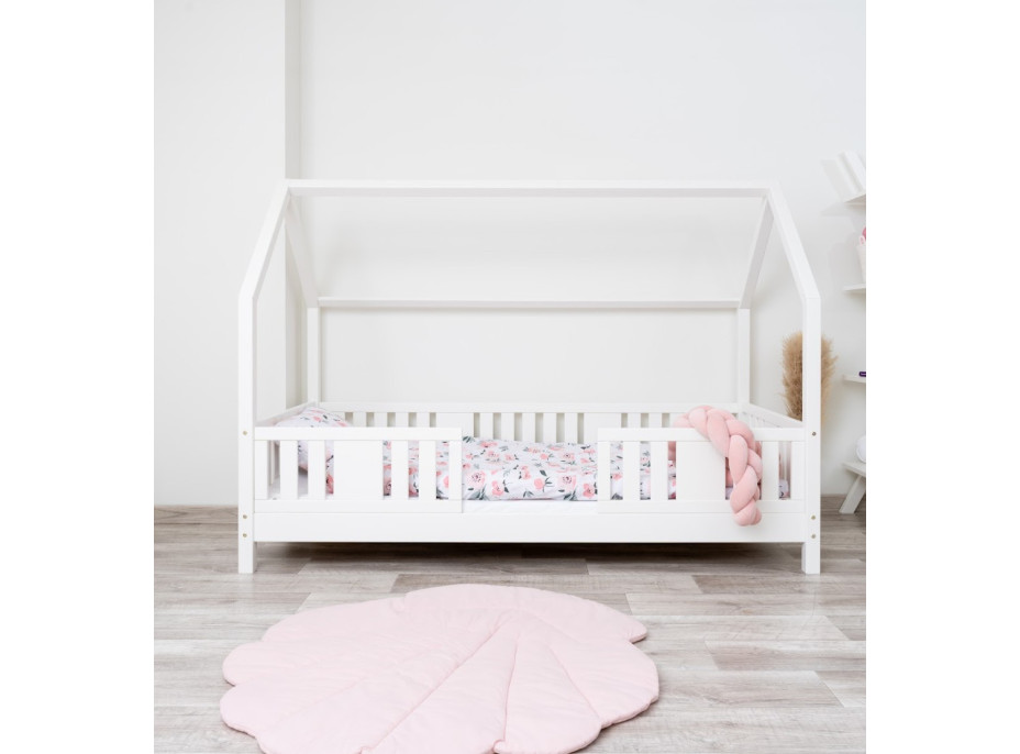 Detská domčeková posteľ z masívu borovice NIKO L 10 - 160x80 cm