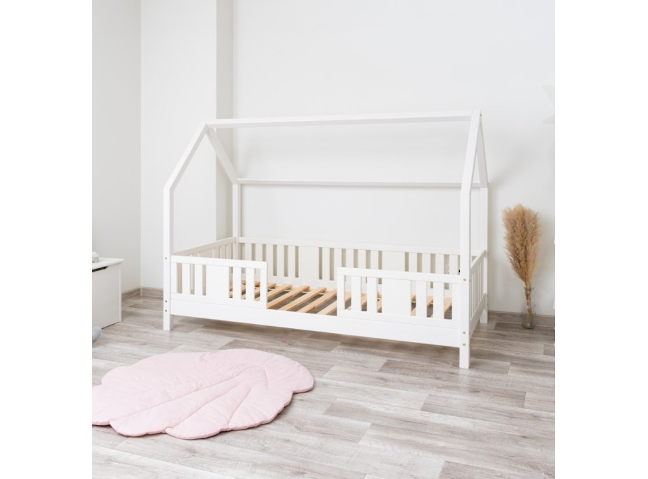 Detská domčeková posteľ z masívu borovice NIKO L 10 - 200x90 cm