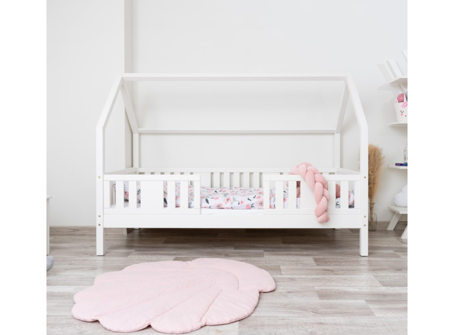 Detská domčeková posteľ z masívu borovice NIKO L 20 - 190x90 cm