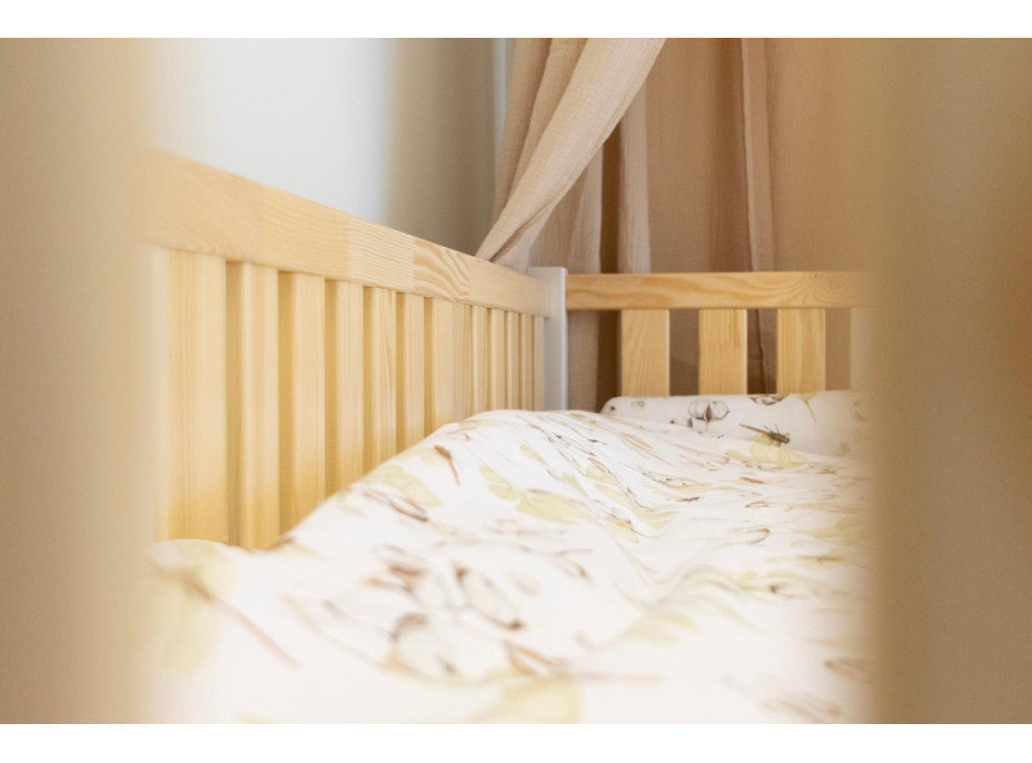 Detská domčeková posteľ z masívu borovice NIKO L 20 - 200x90 cm