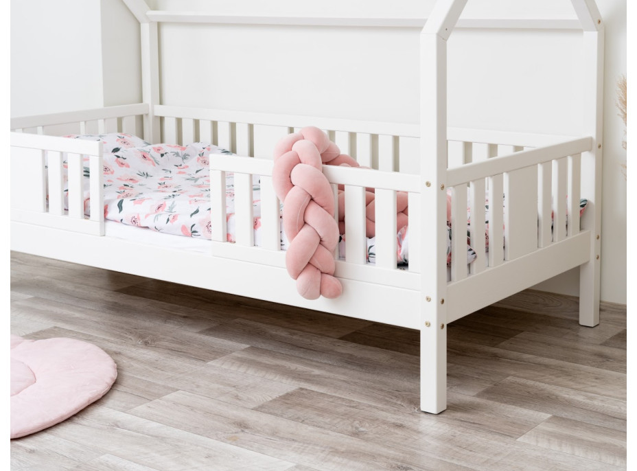 Detská domčeková posteľ z masívu borovice NIKO L 20 - 200x90 cm